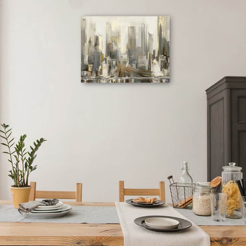 City Lights By Studio Arts Canvas Art Print
