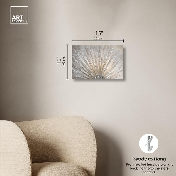 dimension image slide 1 of 6, Auric Burst II Canvas Elegant Glam Art by Art Remedy