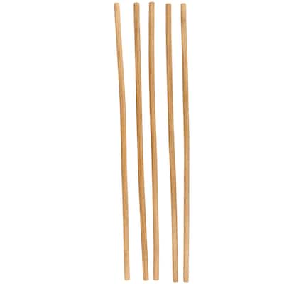 Bamboo Wood Tall Sticks Home Decor Natural Foliage - Set of 5 Brown - Roche River Decor