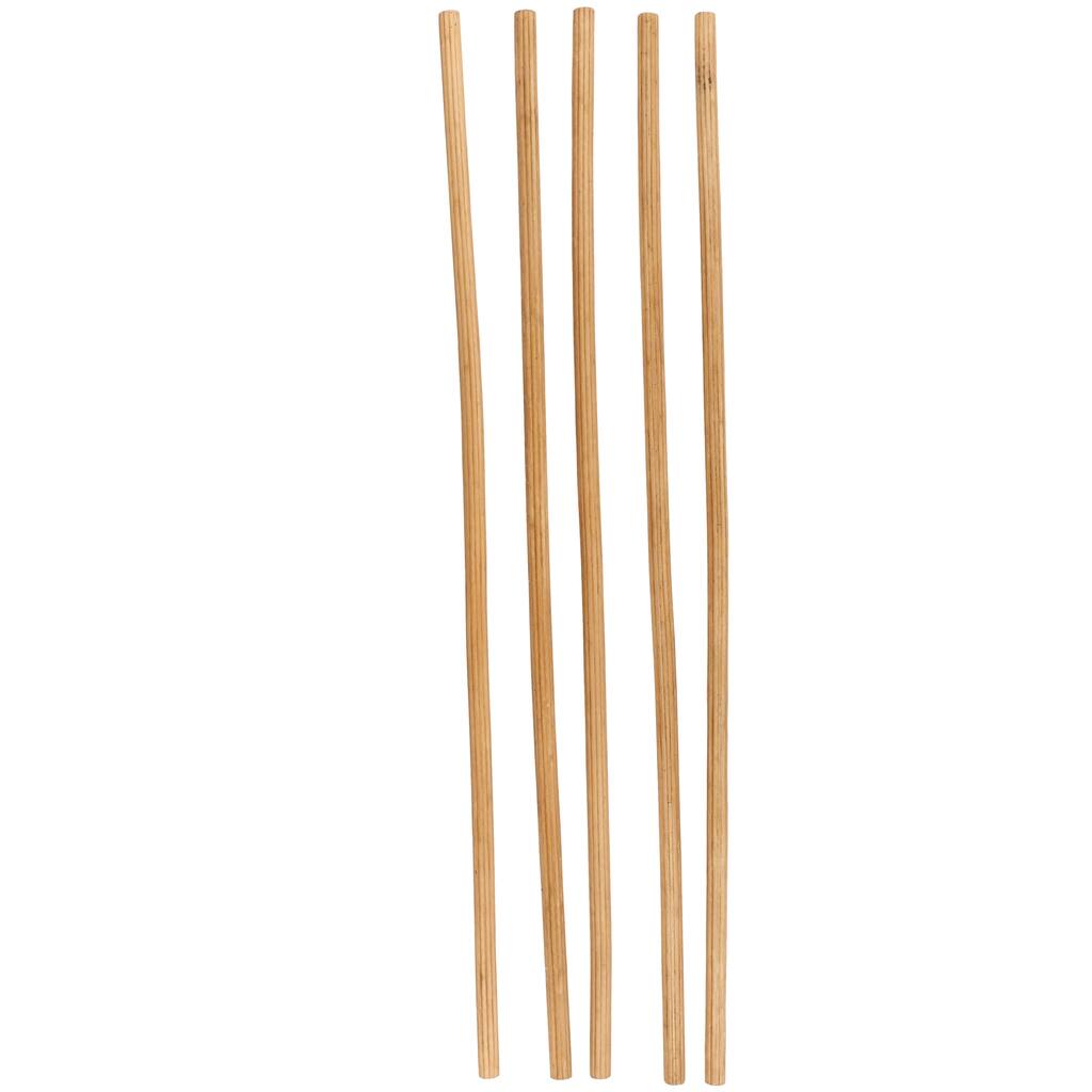 Bamboo Wood Tall Sticks Home Decor Natural Foliage - Set of 5 Brown - Roche River Decor