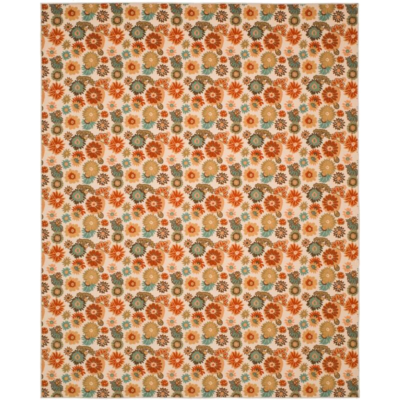 SAFAVIEH Metropolis Shobha Floral Gardens Rug