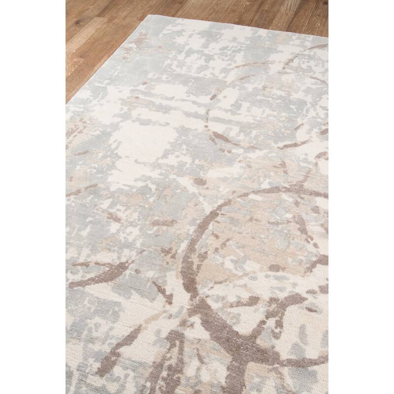 Momeni Illusions Hand Tufted Wool Abstract Area Rug
