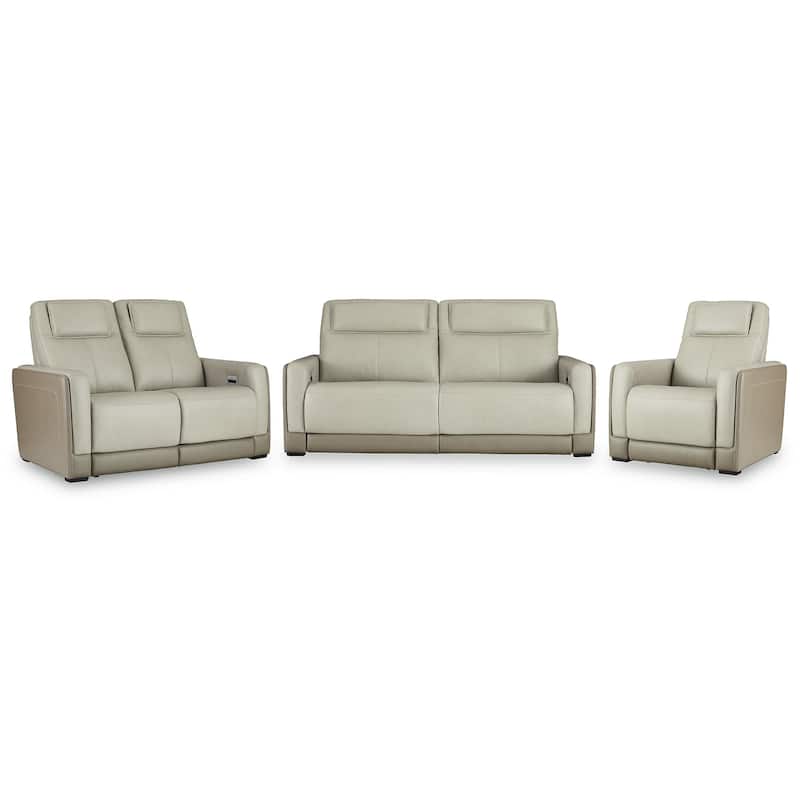 Signature Design by Ashley Battleville Beige 3-Piece Upholstery Package - 89.25" W x 40" D x 43" H