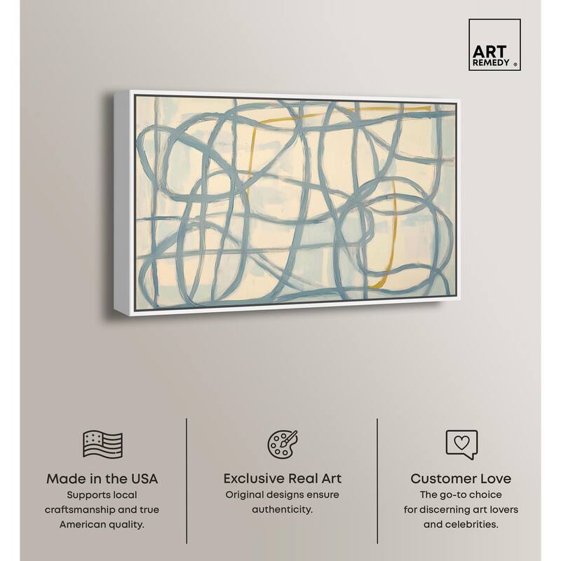 Unbroken Line II Canvas by Art Remedy