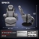 preview thumbnail 3 of 5, RESPAWN 900 Ergonomic Reclining Gaming Chair w/ Footrest