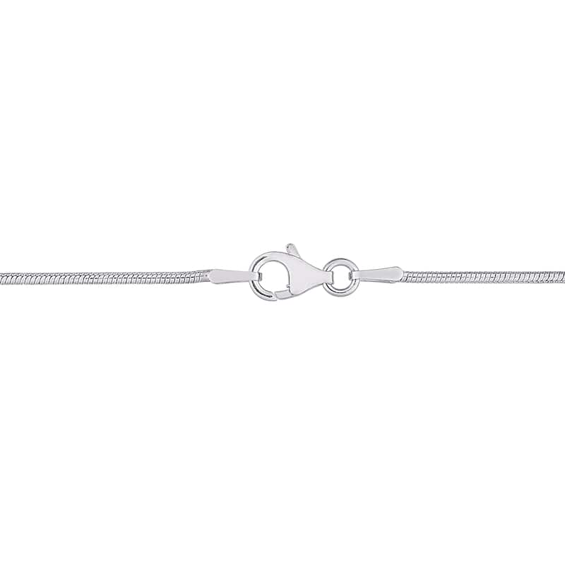 Miadora Sterling Silver Snake Chain Necklace
