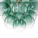 preview thumbnail 54 of 63, Glam Single-light Dining Room Glass Globe Bubble Chandelier - 17.7 in