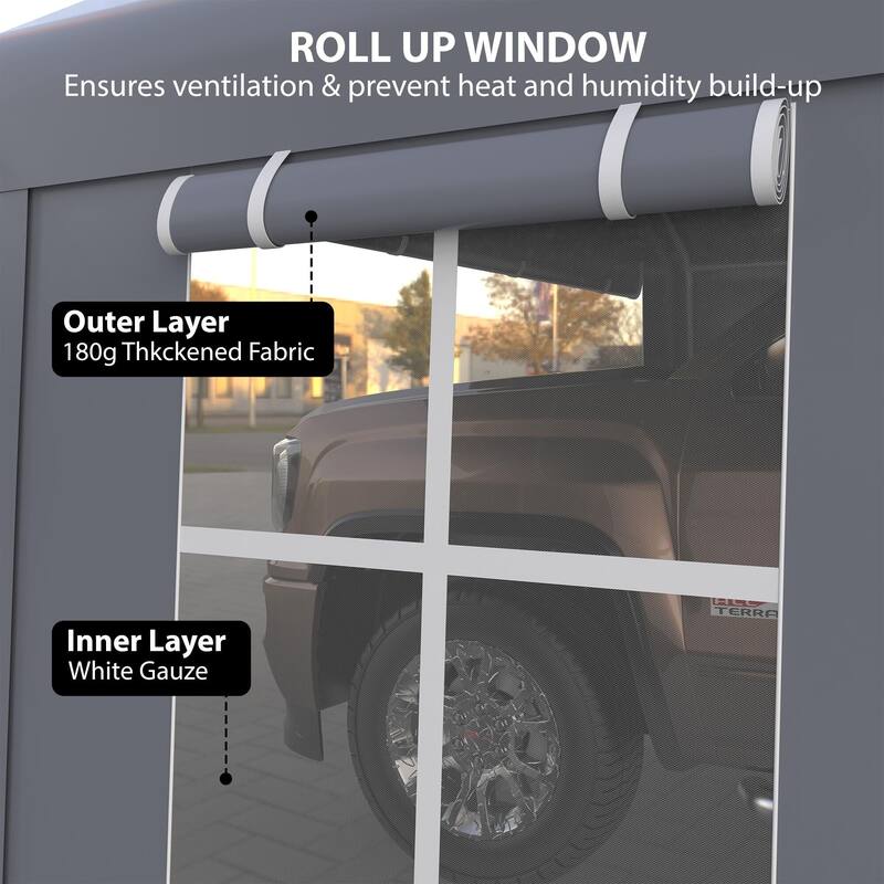 10x20ft,13x20ft Carport Portable Garage