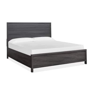 Magnussen Home Merrifield Raisin Black Panel Bed