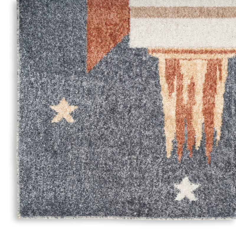 Nourison Astra Machine Washable Graphic Area Rug