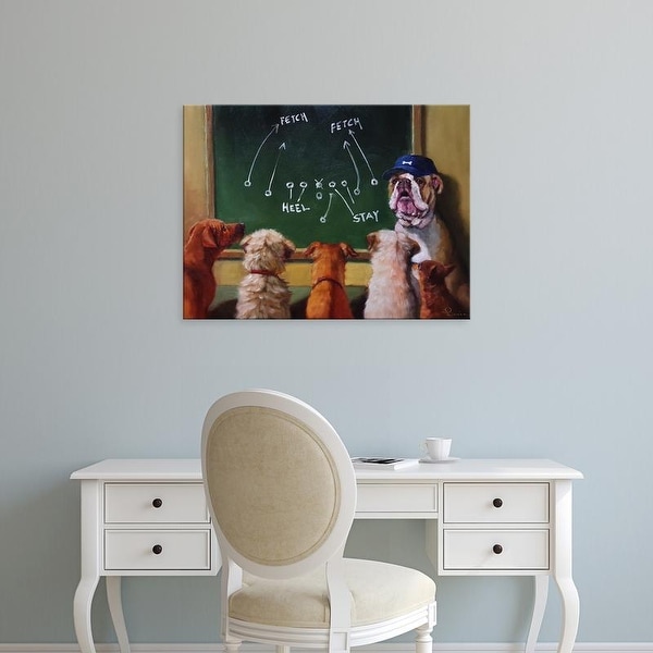 Easy Art Prints Lucia Heffernan's 'Game Plan' Premium Canvas Art