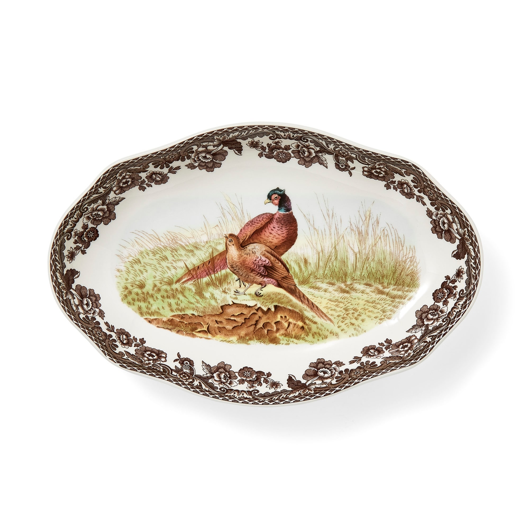 Spode Woodland Pickle Side Dish - 8.5 Inch