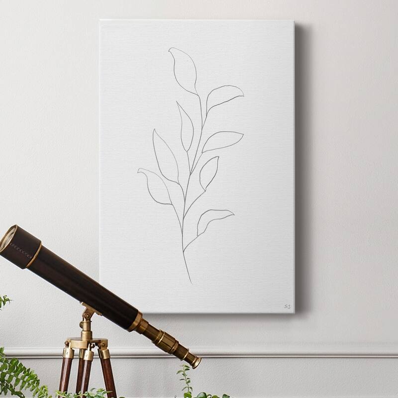 Botanical Gesture VI Premium Gallery Wrapped Canvas - Ready to Hang