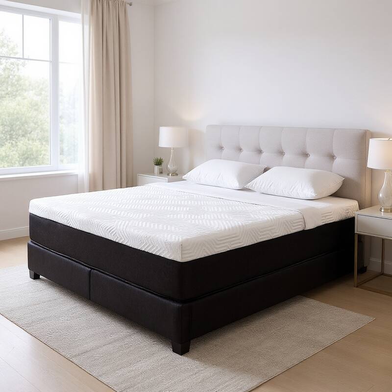 Hybrid Lux Memory Foam and Wrapped Coil Mattress - California King