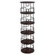 preview thumbnail 2 of 6, Rotating Bookshelf Tower 5 Tier, Spinning Bookcase, Vertical Turning Round storage Bookshelf