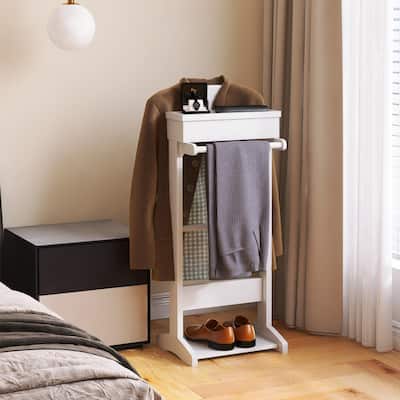 Wood Portable Garment Rack
