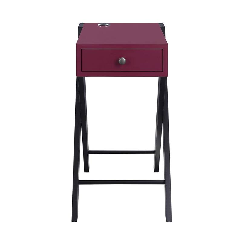 Accent Table with USB Charging Dock