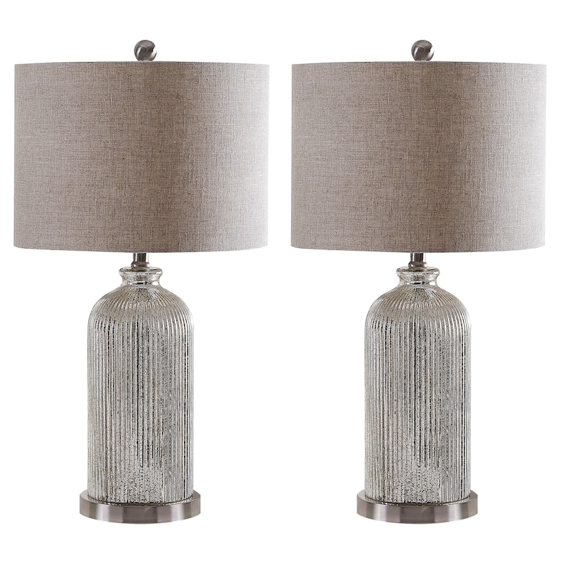 SAFAVIEH Lighting Evgeneia 26" Table Lamp - 14x14x26 - 14Wx14Dx26H