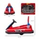 preview thumbnail 5 of 6, 360° Kids Electric Bumper Car with LED Lights, Music & Safety Features for Ages 18-48 Months - Red