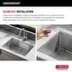 preview thumbnail 2 of 9, Delta Lorelai 32� Workstation Kitchen Sink Undermount 16 Gauge