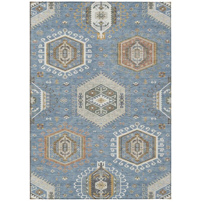 Machine Washable Indoor/ Outdoor Global Akron Chantille Rug