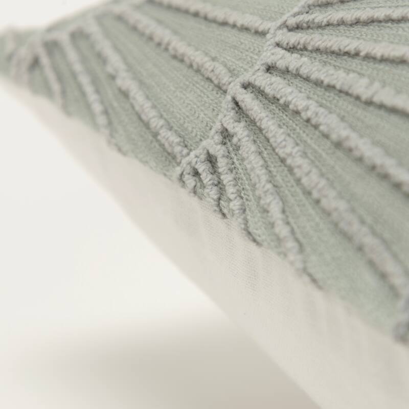 Rizzy Home Transitional Ivory Poly Filled Pillow - 20" x 20"