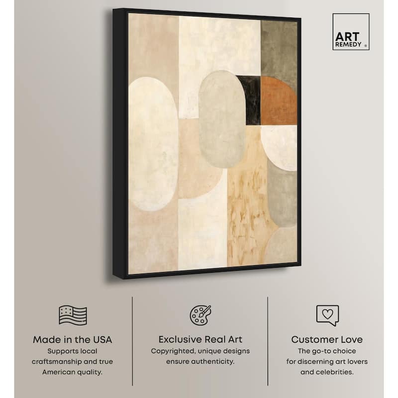 Overlapping Planes II Canvas by Art Remedy