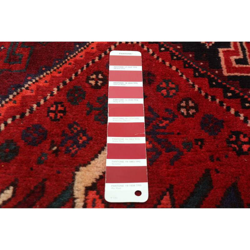 ECARPETGALLERY Hand-knotted Melis Vintage Red Wool Rug - 3'4 x 5'2