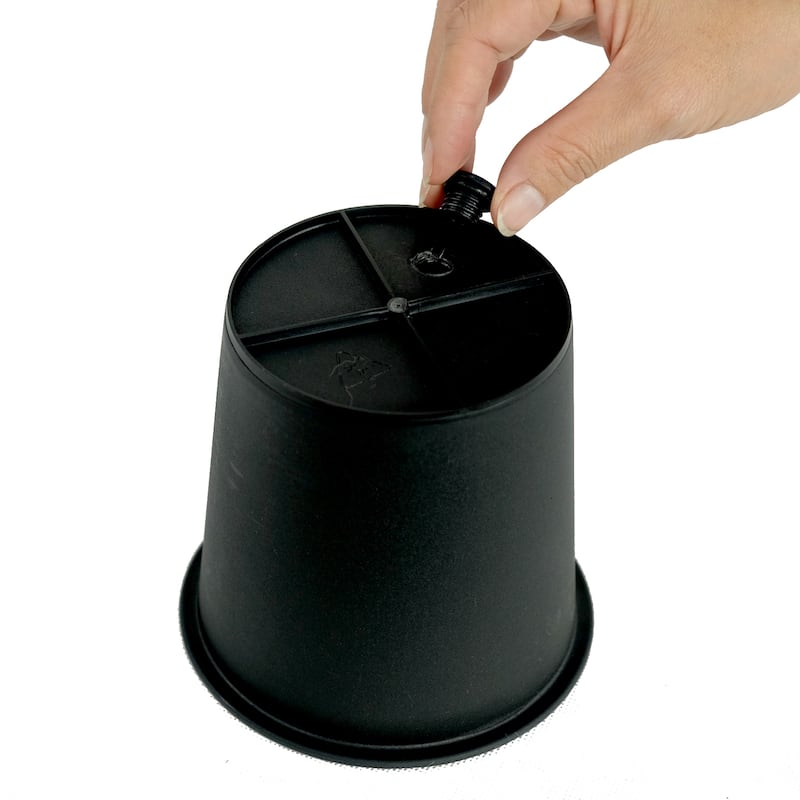 DTY Signature 5"Nursery Plant Pot - Garden Plastic Pots with Drainage (5-Pack)