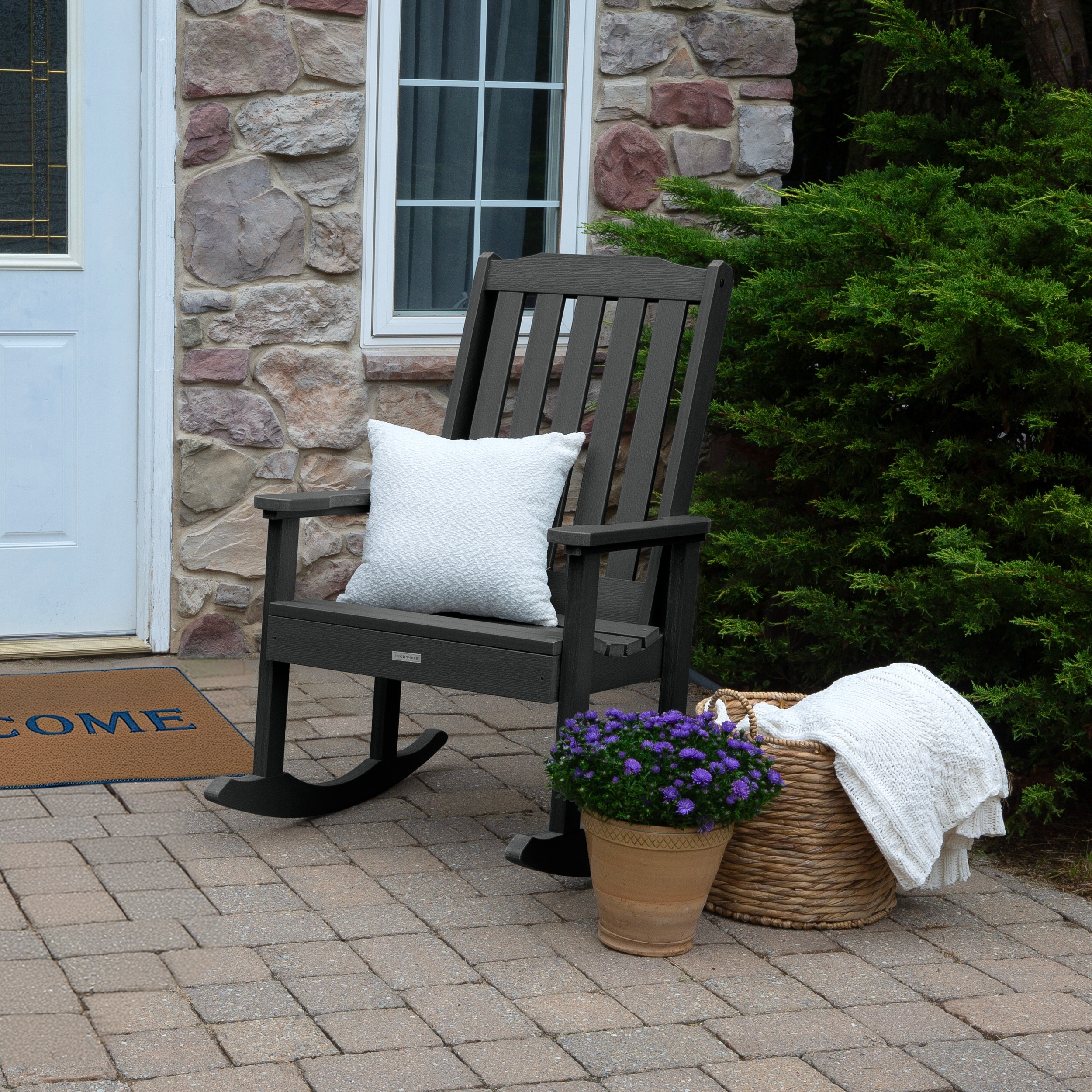 HIGHWOOD Eco-friendly Synthetic Wood Rocking Chair