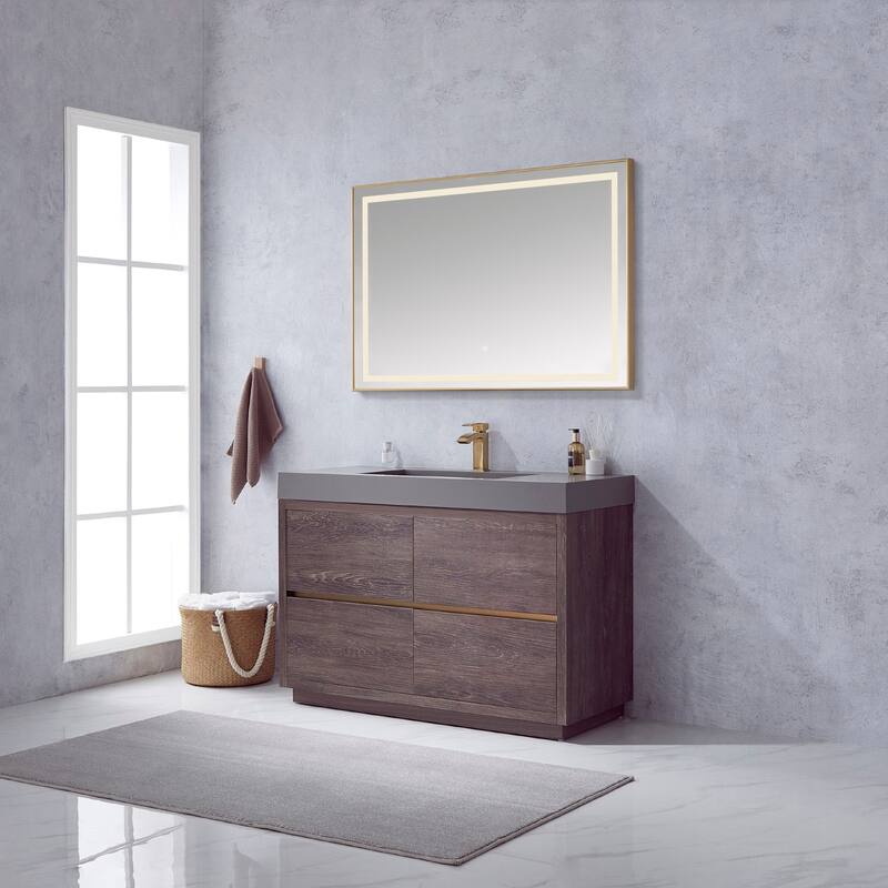 Miseno MV703048 Huesca 48" Free Standing Single Basin Vanity Set with