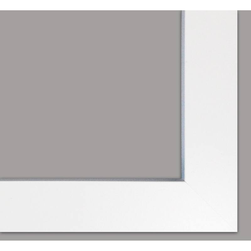 Framed Wall Art - Cups & Saucers, White Frame