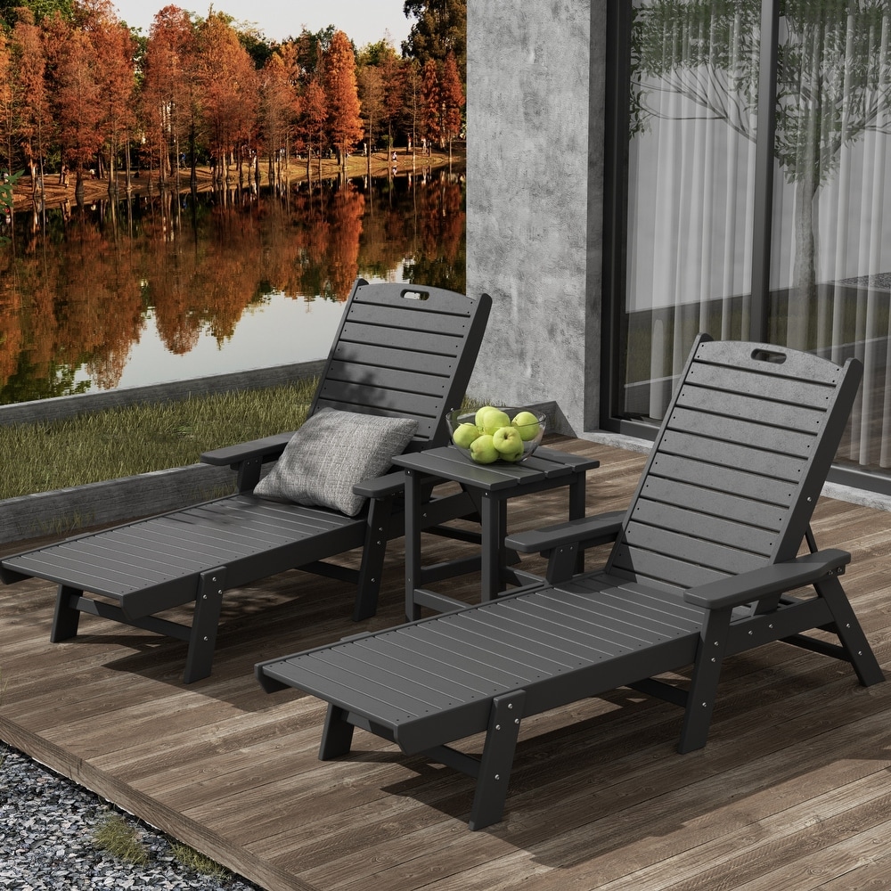 Gray outdoor chaise lounge deals