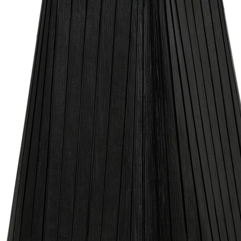 Furniture of America Tonix Modern White and Black Square Faux Marble Top End Table