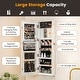 preview thumbnail 17 of 29, Costway Door Wall Mount Touch Screen LED Light Mirrored Jewelry - See Details