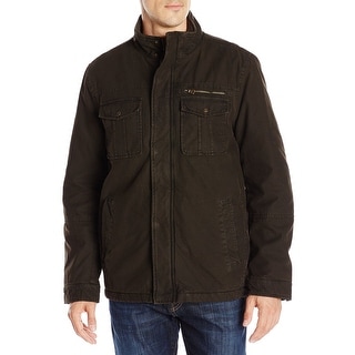 GH Bass Men's Woobie Lined Cotton Jacket With Hood - Free Shipping ...