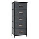 preview thumbnail 23 of 86, Contemporary 5-drawer Chest Vertical Storage Tower- Fabric Dresser