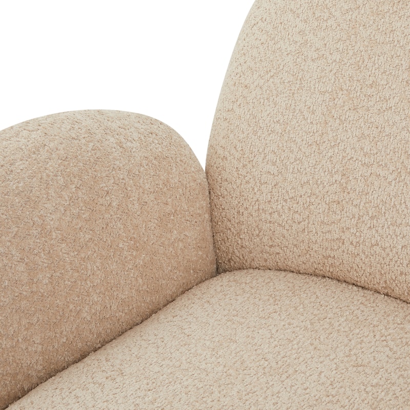 Fabric Swivel Accent Chair with 360° Rotation Modern Lounge Chair (260lb Capacity)