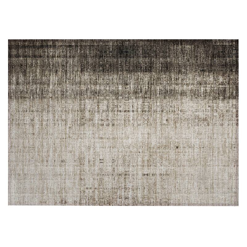Machine Washable Indoor/ Outdoor Contemporary Ombre Chantille Rug