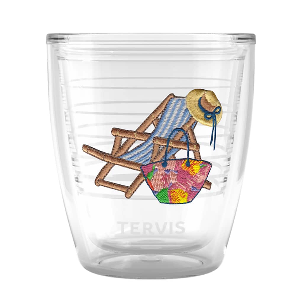 Tervis Barefoot Beach Collection New Blooms Bag Made in USA Double Walled Insulated Travel Tumbler, New Blooms Bag - 12oz
