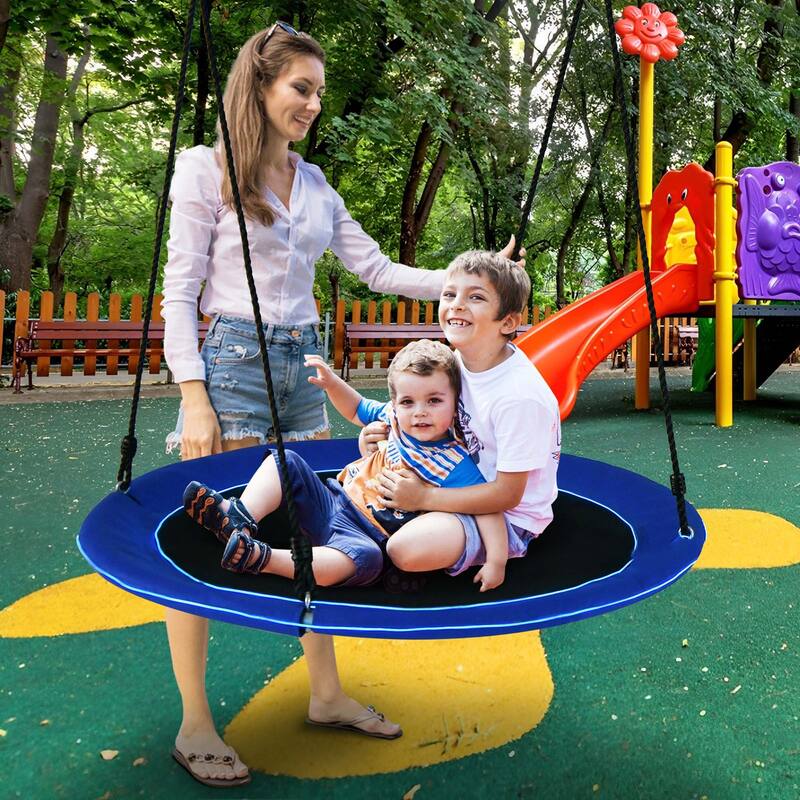 Costway 40'' Saucer Tree Swing 660 LBS for Kids Adults Outdoor with - See Details