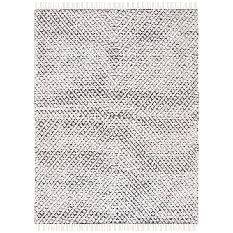 SAFAVIEH Handmade Natura Cannelle Stripe Wool Rug