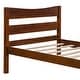 preview thumbnail 17 of 25, Classic Design Easy to Clean Twin Size Wood Platform Bed with Headboard and Wooden Slat Support