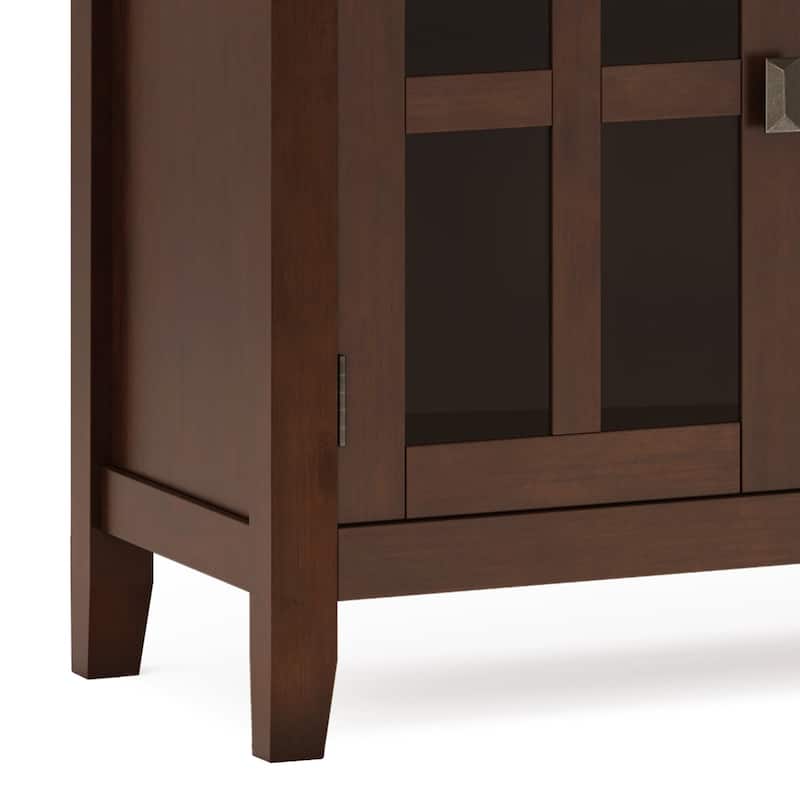 WYNDENHALL Stratford 60" Wide Solid Wood Transitional Large 4 Door Sideboard Buffet -  17"d x 60"w x 34"h