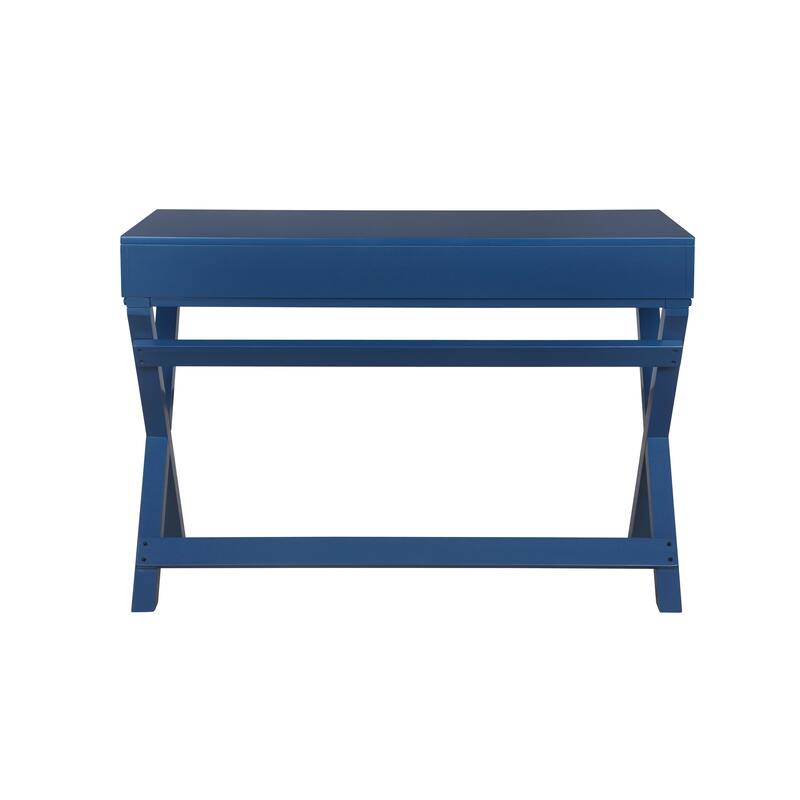 Poppy X-Frame Writing Desk with Drawers