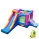preview thumbnail 10 of 8, Gymax Inflatable Bounce House w/Slides Jumping Area Climbing Wall 735W