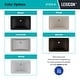 preview thumbnail 6 of 4, Lexicon Platinum V214 Quartz Composite Rectangle Vanity Sink - Galaxy Mocha