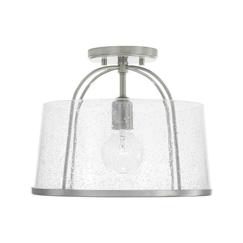 Mason 1-light Convertible Pendant/ Semi-Flush Mount