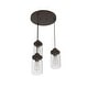 preview thumbnail 3 of 16, Hunter Devon Park 3-Light Round Cluster Pendant - Kitchen Island, Dining Room, Entry - Farmhouse, Rustic