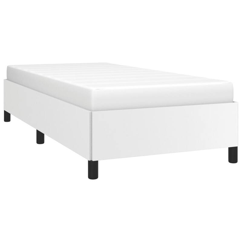 vidaXL Bed Frame, Faux Leather, No Mattress